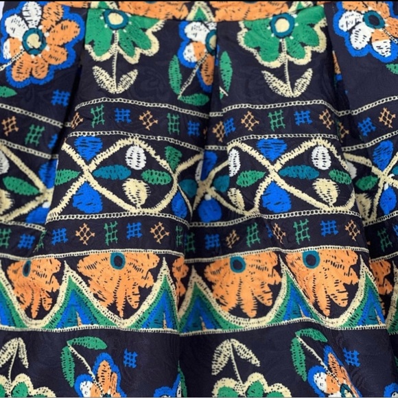 Black Multicolor Floral Print Sleeveless Mini Dress - Picture 4 of 5